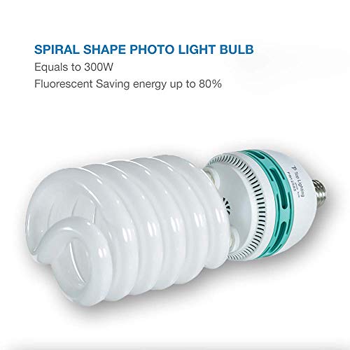 eTopLighting 6500K Continuous Light Bulb 65Watt Lighting Photography Lamp PB65