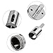 Robao Diamond Drill Bits 10 Pack 6-50mm Glass and Tile Hollow Core Drill Bits Extractor Remover Tools Hole Saws for glass, ceramics, porcelain, ceramic tile