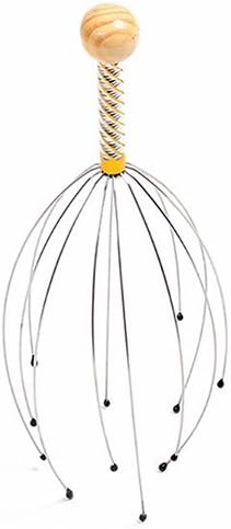 display08 Handheld Head Massage Tingler, Scratcher & Stress Reliever Tool Set for Hair Stimulation & Relaxation