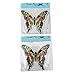 Clark Collection CC52071 Large Multi Colored Butterfly Door Screen Saver bundle (Pack of 2)