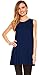 Red Hanger Womens Sleeveless Tunics - Women Flowy Tunic Tank Tops for Leggings (Navy-XL)