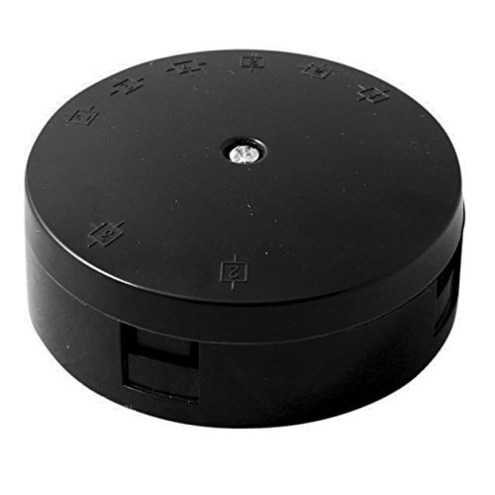 Merriway BH03024 Junction Box with 3-Terminal, 20 Amp - Black
