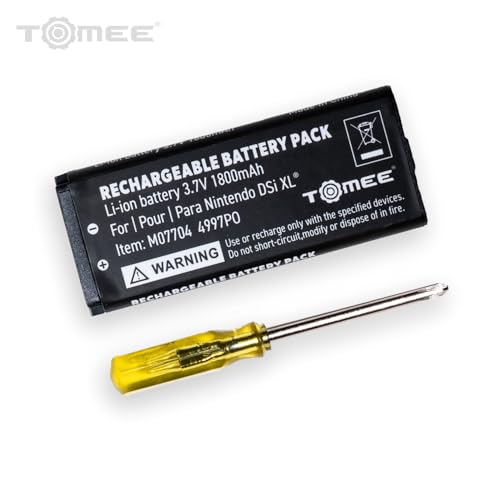 Tomee Replacement Battery for Nintendo DSi XL and DSi LL Rechargeable Lithium-I…