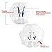 Anfan Bubble Bumper Balls 1.5M 5FT Diameter Inflatable Body Knocker Ball Sumo Bubble Soccer Bopper for Adults and Kids(US Stock)