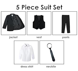Spring Notion Big Boys' Modern Fit Dress Suit Set
