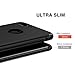 iPhone 7 Plus Case RANVOO Stylish Thin Hard Case with 3 Detachable Parts for Apple iPhone 7 Plus Only, JET BLACK and MATTE BLACK, [CLIP-ON]
