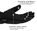 OZERO Winter Gloves -30°F Thermal Snow Work Ski Glove - Deerskin Suede Leather Palm and Polar Fleece Back with Insulated Cotton - Windproof Water-resistant Warm hands in Cold Weather for Women and Men
