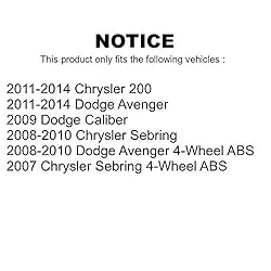 Front Wheel Bearing And Hub Assembly Pair For