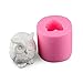 Rurah Round Owl Patterned Silicone Mold DIY Soap Cylindrical candle Model Making a cake Mould Cake Top Decoration