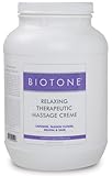 BIOTONE Relaxing Therapeutic Massage Creme - 1 Gallon