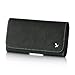 Importer520 New Design Horizontal Leather Pouch Belt Clip Loop Magnetic Closing Holster Carrying Case For Samsung Galaxy Discover S730g / Galaxy Centura S738c (StraightTalk/Net 10/Tracfone) Galaxy S3