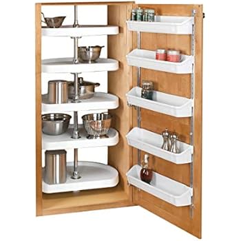Amazon Com Rev A Shelf 22 Pantry D Shape Lazy Susans White