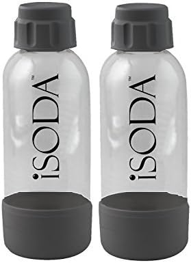iSoda 002-02-2X Drinkmate Bottle , 0.5 L, Black by iSODA