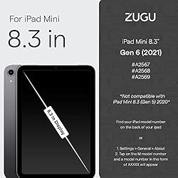 Zugu Case for 2021 iPad Mini 6 - Slim Protective