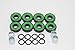 LOSENKA ABEC-9 Skateboard Bearings with Spacers & Washers(Green)