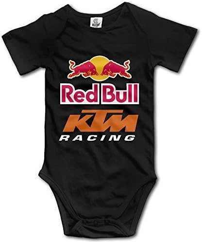 HmkoLo Kid's Baby Racing Logo Romper Jumpsuit Bodysuit Clothing Outfits Set 6-24 M Black
