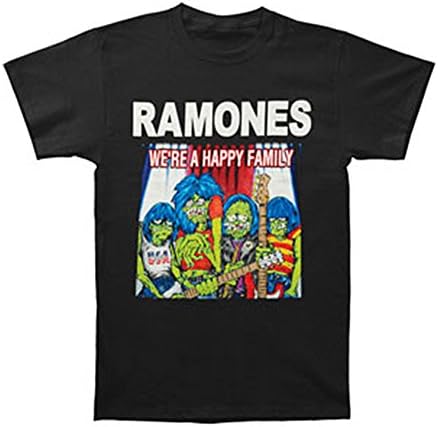 Ramones Men's Happy Family T-shirt X-Large Black