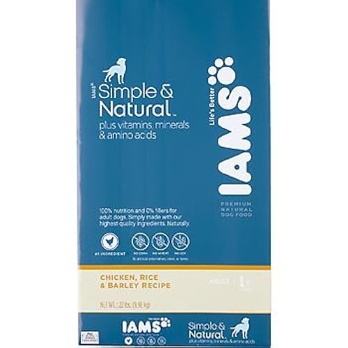 Iams Simple Natural Chicken, Rice Barley Adult Dry Dog Food in