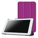 Acer Iconia ONE B1-770 Case, Pasonomi® Ultra Slim Lightweight PU Leather Folio Case Stand Cover for Acer Iconia ONE B1-770 7 inch Tablet (Purple)