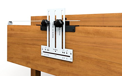 EasyJig 128 Template Jig for easy installation of Kitchen Cabinet Pulls Handles knobs for Doors and Drawers
