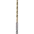 Makita D-23911 3/16" Titanium Coated Drill Bit, 1/4" Hex Shank