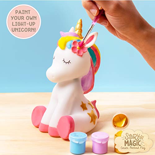Story Magic Paint Your Own LightUp Unicorn by Horizon Group USA, Paintable, Batteries Required