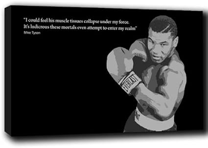 Mike Tyson Abstrait Toile Citation 91 4 X 61 Cm Amazon Fr Cuisine Maison