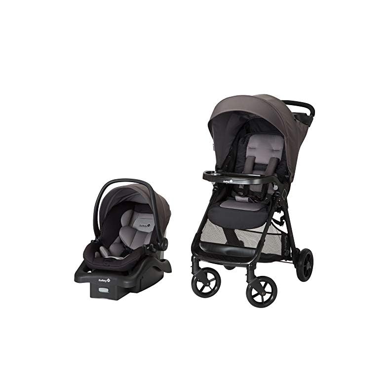 Safety 1st Smooth Ride Travel System with OnBoard 35 LT Infant Car Seat, Monument