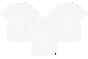 POLO RALPH LAUREN Boys' Multi-Pack Short Sleeve Undershirt