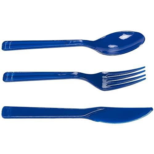 144 Pieces Patriotic 4th of July Party Supplies, American Flag Plates, Napkins, Cups, Cutlery