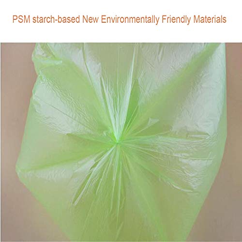 Small Trash Bags, Compost Bags Trash Can Liner Trash Bags for Home Office Restaurant Hotel Kitchen Cleaning Supplies, 5 Rolls Fit For Small Garbage Can (Black)