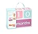 Pearhead Baby Age Photo Sharing Blocks, Pink