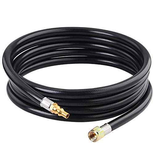 Kohree 12ft Quick Connect Propane Hose for RV to Grill, 1/4" BBQ LP Gas