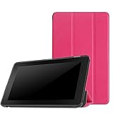 AVAWO Slim Shell Case for Fire 7 2015 - Ultra Slim Lightweight Standing Cover Case for Amazon Fire 7 Tablet (will only fit Fire 7