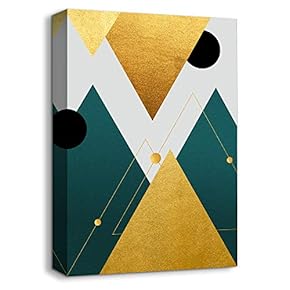 NWT Canvas Wall Art Abstract Geometric Free Life...