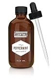 100% Pure Premium Peppermint Oil by The Essentials Co. | Extra-Large Bottle | Natural Solution for Migraine Relief, Nausea Relief, Stress Relief & more | Also for Household Cleaners & Insect Repellent | 100% Satisfaction Guarantee