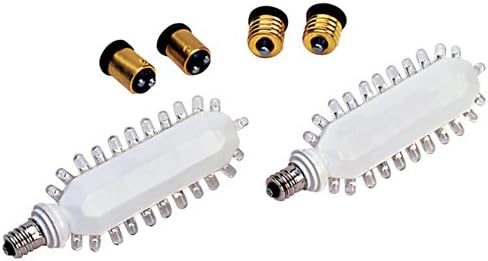 Screw-In Retrofit Kit with adapters for Candelabra, Int. and DC Bayonet 120 Volt, Green Signs Only