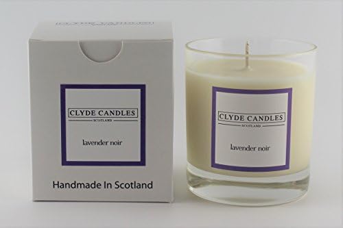 Clyde Candle Lavender Noir Gift Box Scented Candle - Large Glass