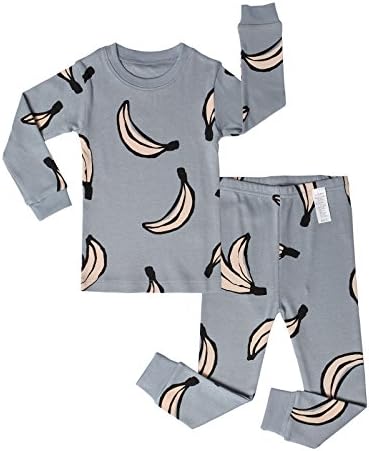 UniFriend Premium Little Boys, Girls 2 Piece Pajama Set Fruits