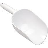 Handy Housewares Jumbo Plastic Scoop - 12" Large Food Scoop for Flour, Sugar, Cereal, Pet Food, Gardening