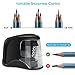 Auto & Safety Features Electric Pencil Sharpener, Heavy-duty Helical Blade Pencil Sharpener, USB or Battery Operated for No.2/Colored Pencils(6-8mm), Portable Use at School Classroom/Office/Home