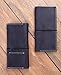 Genuines Long Leather Travel Wallet – Boarding Pass Passport Holder with Strap