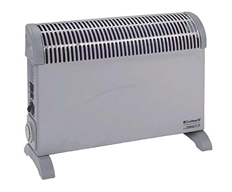 Einhell Konvektor CH 2000/1 TT (230 V, 2000 Watt max., 3 Heizstufen, stufenl. Thermostatregler, Befestigung als Wand- oder Bo