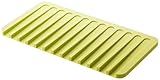 YAMAZAKI home Self Draining Flow Dish Rack Tray, Green