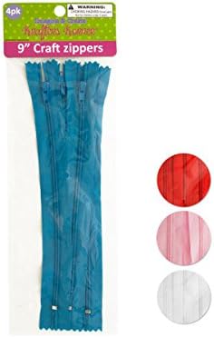 Craft Zippers - Pack of 48