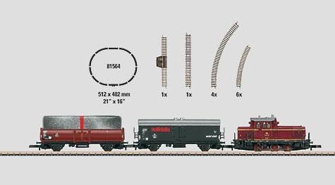Marklin Z Gauge Mini Club Starter Set # 81564 by M?klin