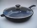 Ceramic Marble Coated Non Stick Cast Aluminium Fry Pan with Lid, 32 cm (12.5 inches)
