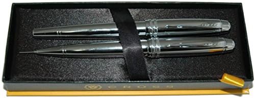 Cross Bailey Chrome Roller Pen and 0.7 mm Pencil Set (AT0455 + 0453-10)