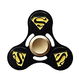 Zip Spinners- Fidget Spinner Superman Toy with Ultra Speed Deep Groove Bearings- Autism Toys Best Boredom Reducer Stress Toy Hand Spinner Fidget Toy for Kids & Adults (Black Superman)