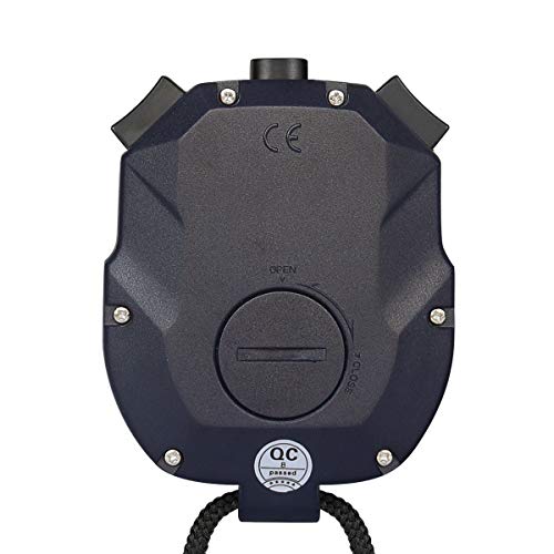 LEAP Stopwatch Professional Timer 3 RAW 30 Lap Memory with Digital Extra Large Screen for Stopwatches Sports Game Timer Count up Down Water Resistant - Thumbnail 5